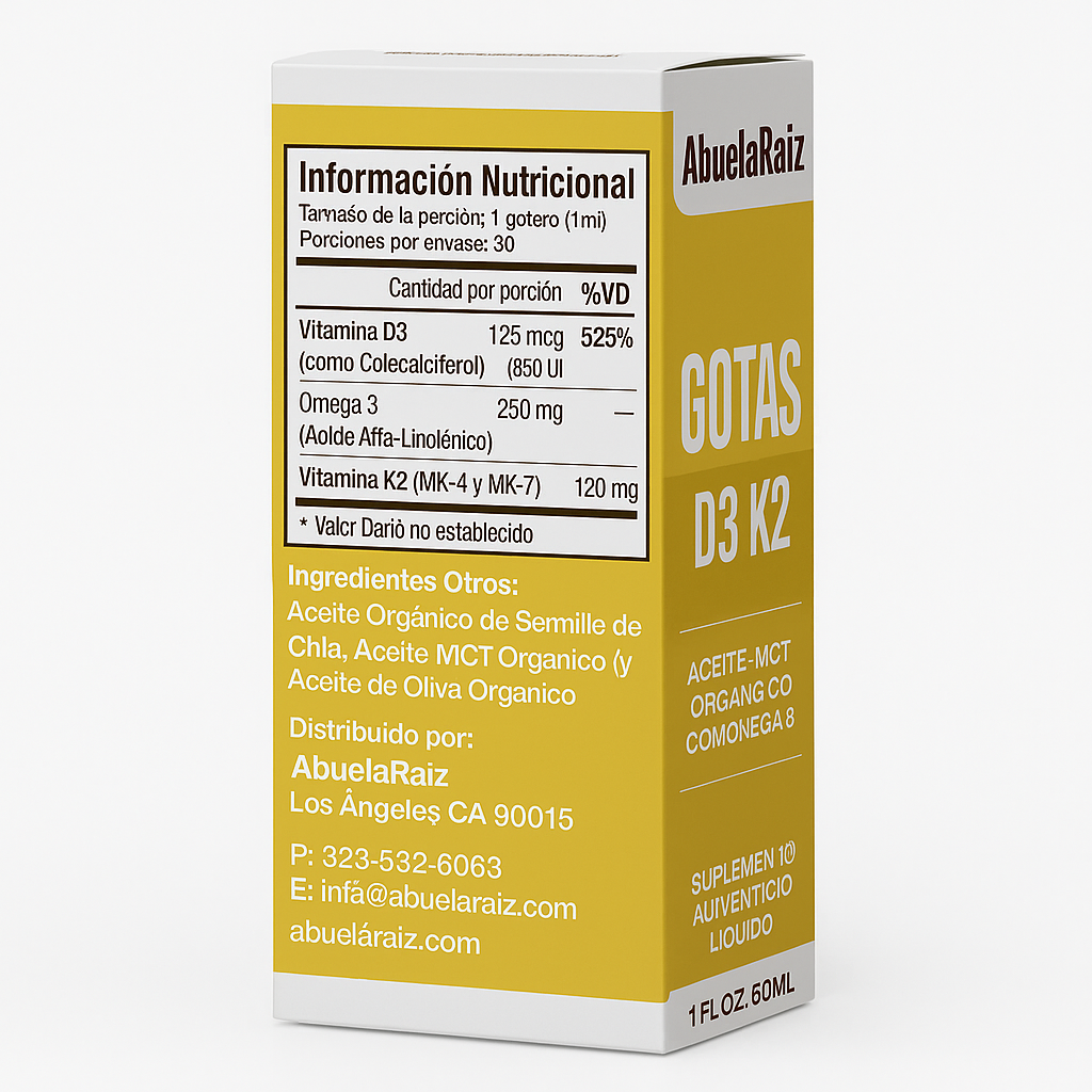 Gotas Naturales D3 K2