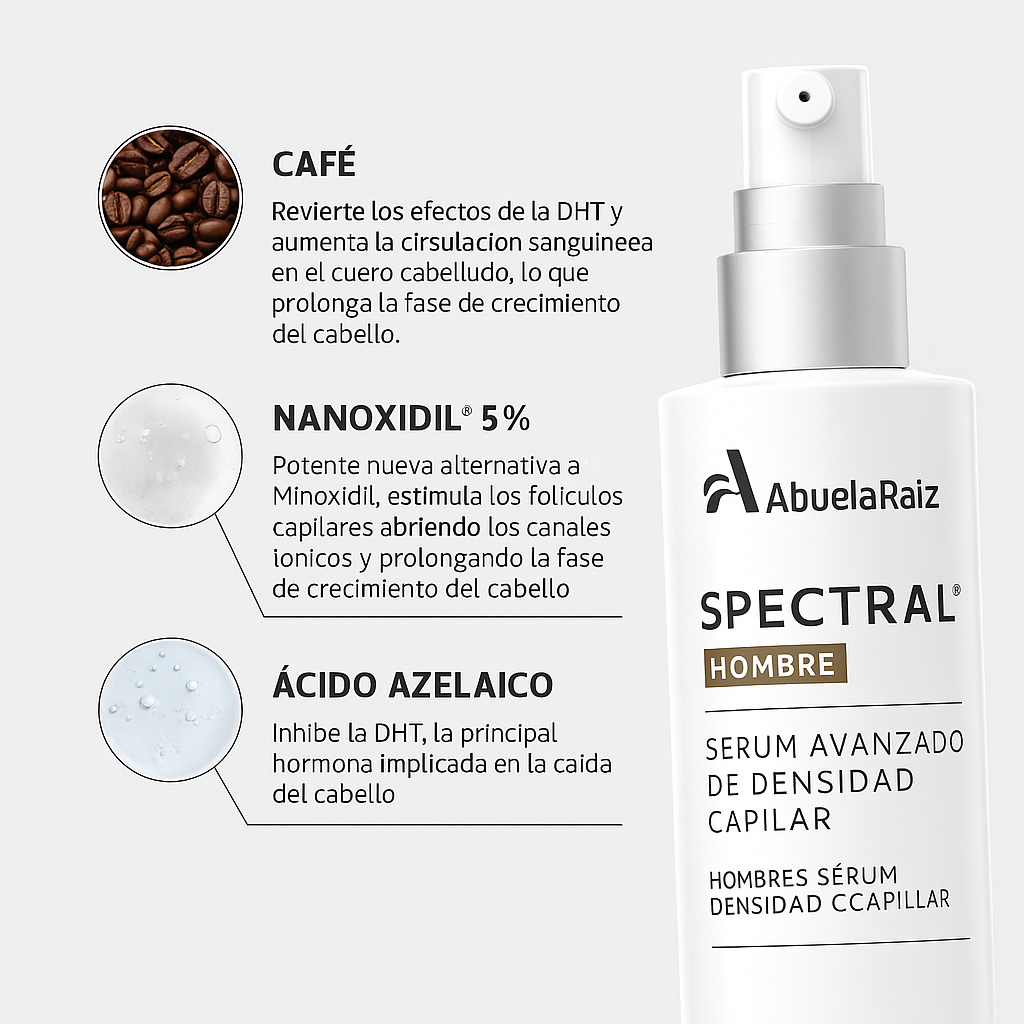 Spectral para Hombre (Spectral.DNC-N) | Suero de Densidad Capilar con Nanoxidil al 5%