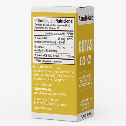 Gotas Naturales D3 K2