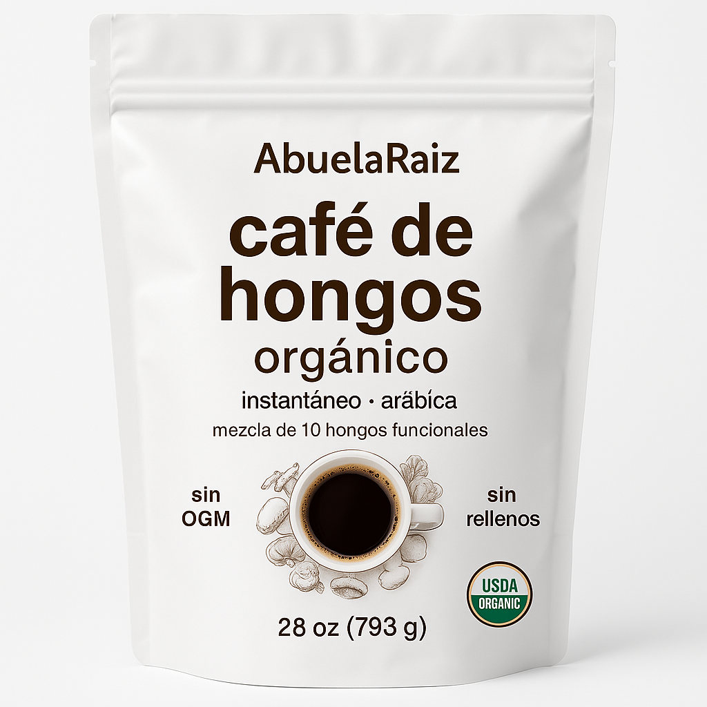 Café de Hongos Orgánico 10 en 1 – Instantáneo