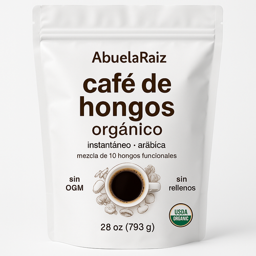 Café de Hongos Orgánico 10 en 1 – Instantáneo